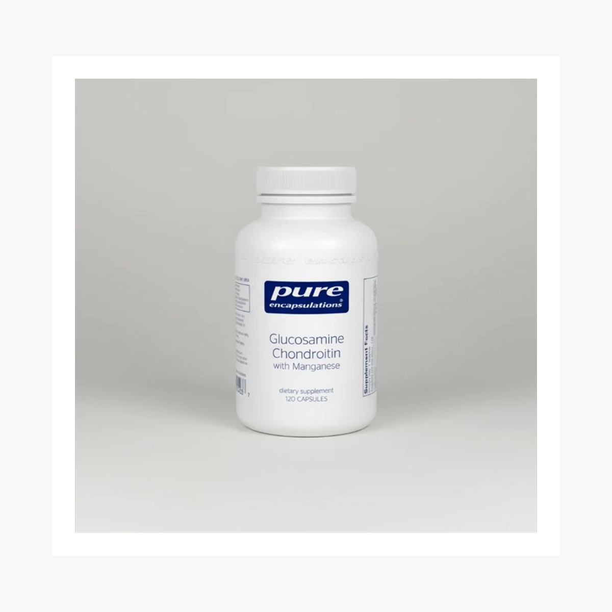 Pure Encapsulations Glucosamine Chondroitin with Manganese - 120 Capsules official front label