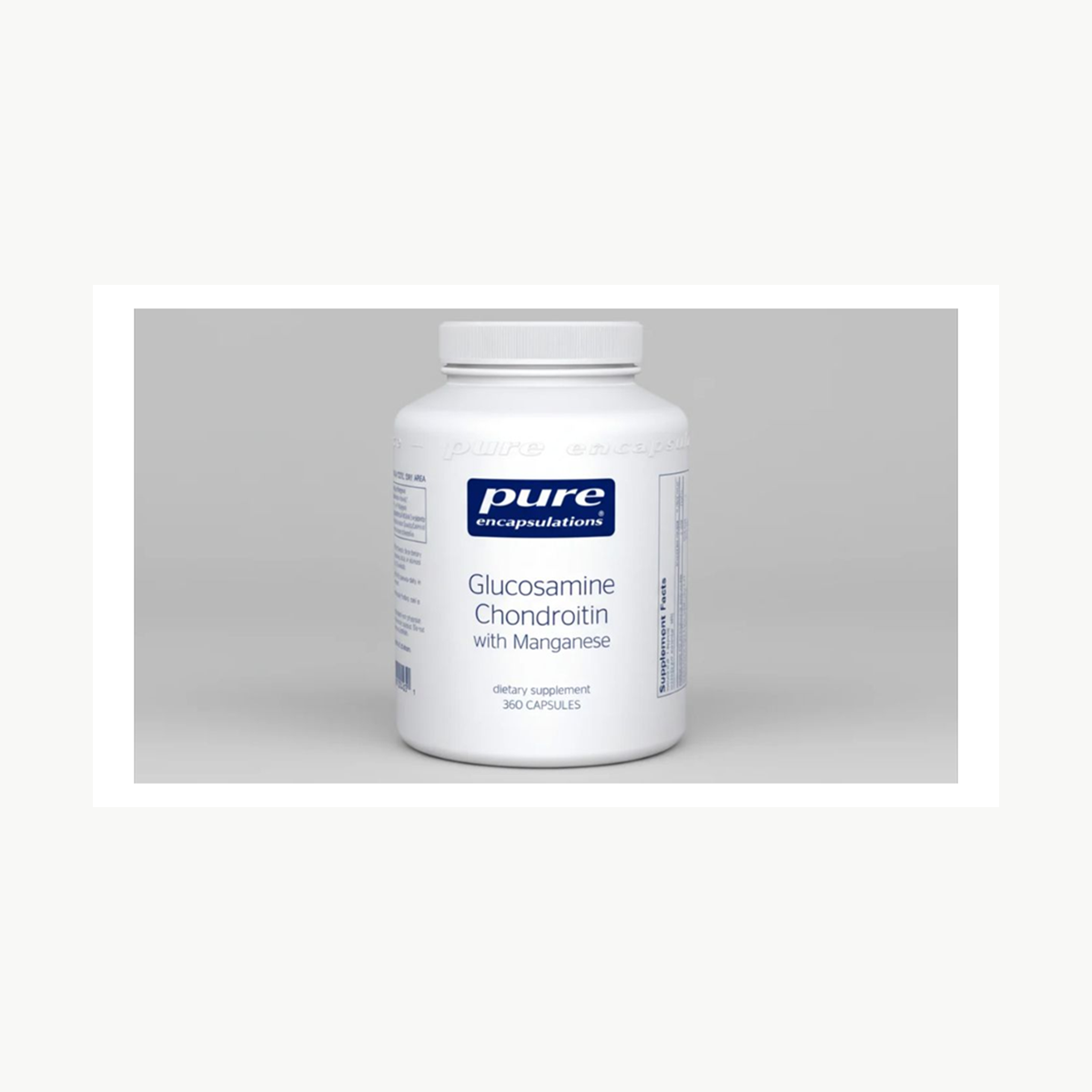 Pure Encapsulations Glucosamine Chondroitin with Manganese - 360 Capsules official front label