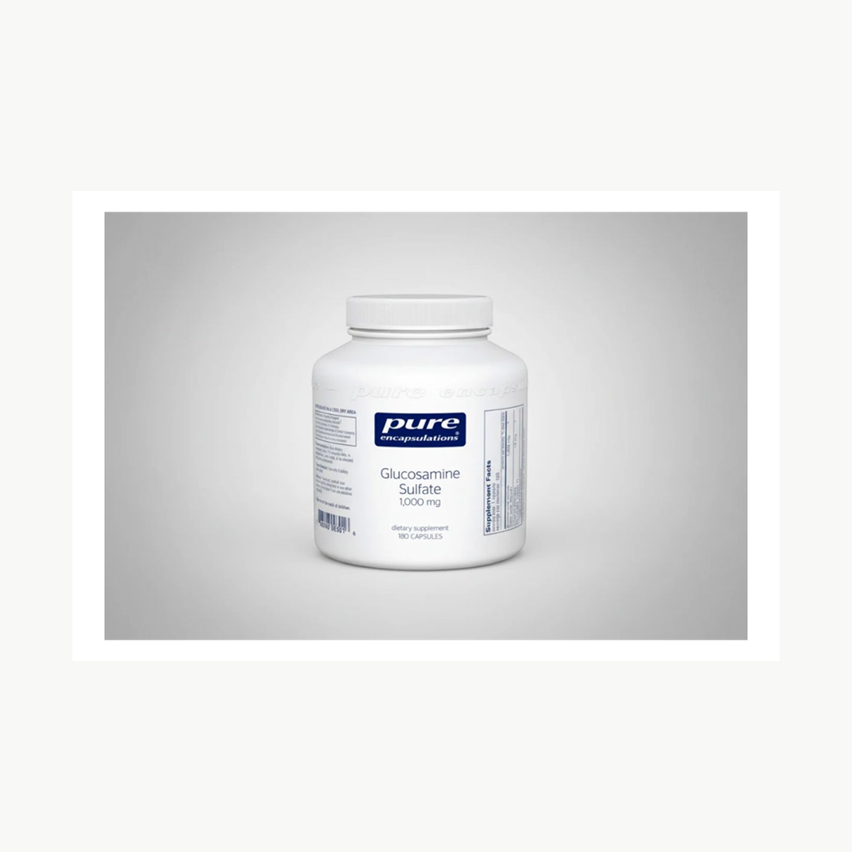 Pure Encapsulations Glucosamine Sulfate 1,000 mg - 180 Capsules official front label