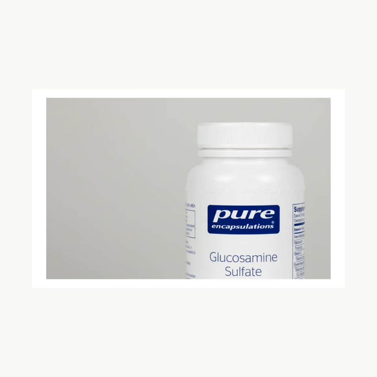 Pure Encapsulations Glucosamine Sulfate 1,000 mg - 60 Capsules official front label