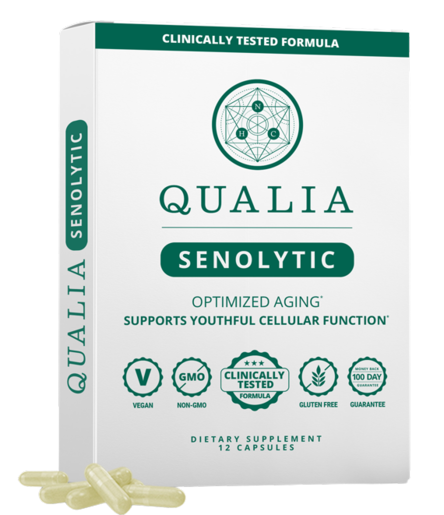 Qualia Senolytic 12 Capsules bottle