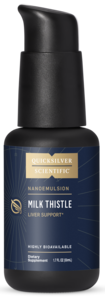Quicksilver Nanoemulsified Milk Thistle 1.7 oz product packaging