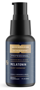 Quicksilver Nanoemulsified Melatonin 1 fl oz product packaging