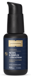 Quicksilver Methyl B Complex + Lemon Raspberry 1.7 fl oz product packaging