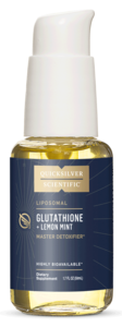 Quicksilver Liposomal Glutathione 1.7 fl oz product packaging