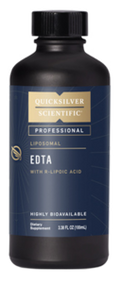 Quicksilver Liposomal EDTA with RLA 3.38 fl oz product packaging