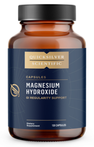 Quicksilver Magnesium Hydroxide 120 Capsules product packaging