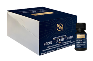 Quicksilver Focus + Clarity Shot 0.33 fl oz - 12 Shots product packaging