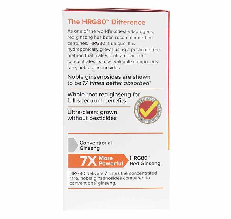 Terry Naturally Red Ginseng HRG80 Energy 30 Capsules