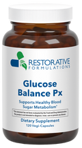 Restorative Formulations Glucose Balance Px 120 Capsules bottle