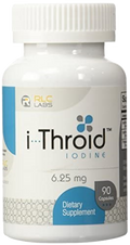 RLC Labs i-Throid 6.25 mg bottle, 90 vegetable capsules