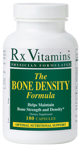Rx Vitamins Bone Density Formula 180 Capsules bottle