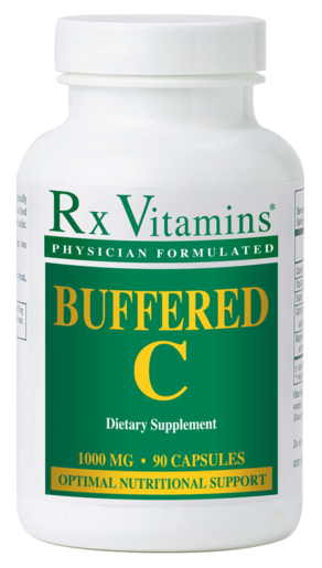 Rx Vitamins Buffered C 90 Capsules bottle