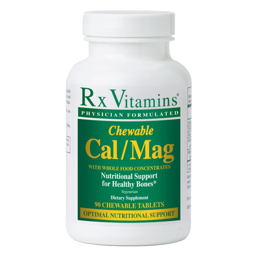 Rx Vitamins Chewable Cal/Mag 90 Chewable Tablets bottle
