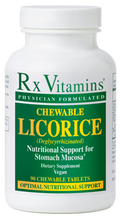 Rx Vitamins Chewable Licorice 90 Chewable Tablets bottle