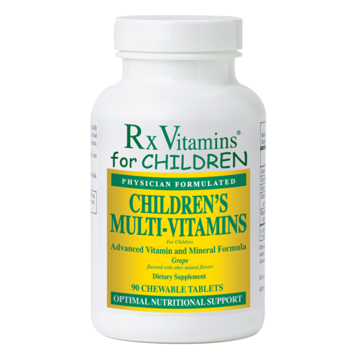 Rx Vitamins Children's Multi-Vitamins 90 Chewable Tablets bottle