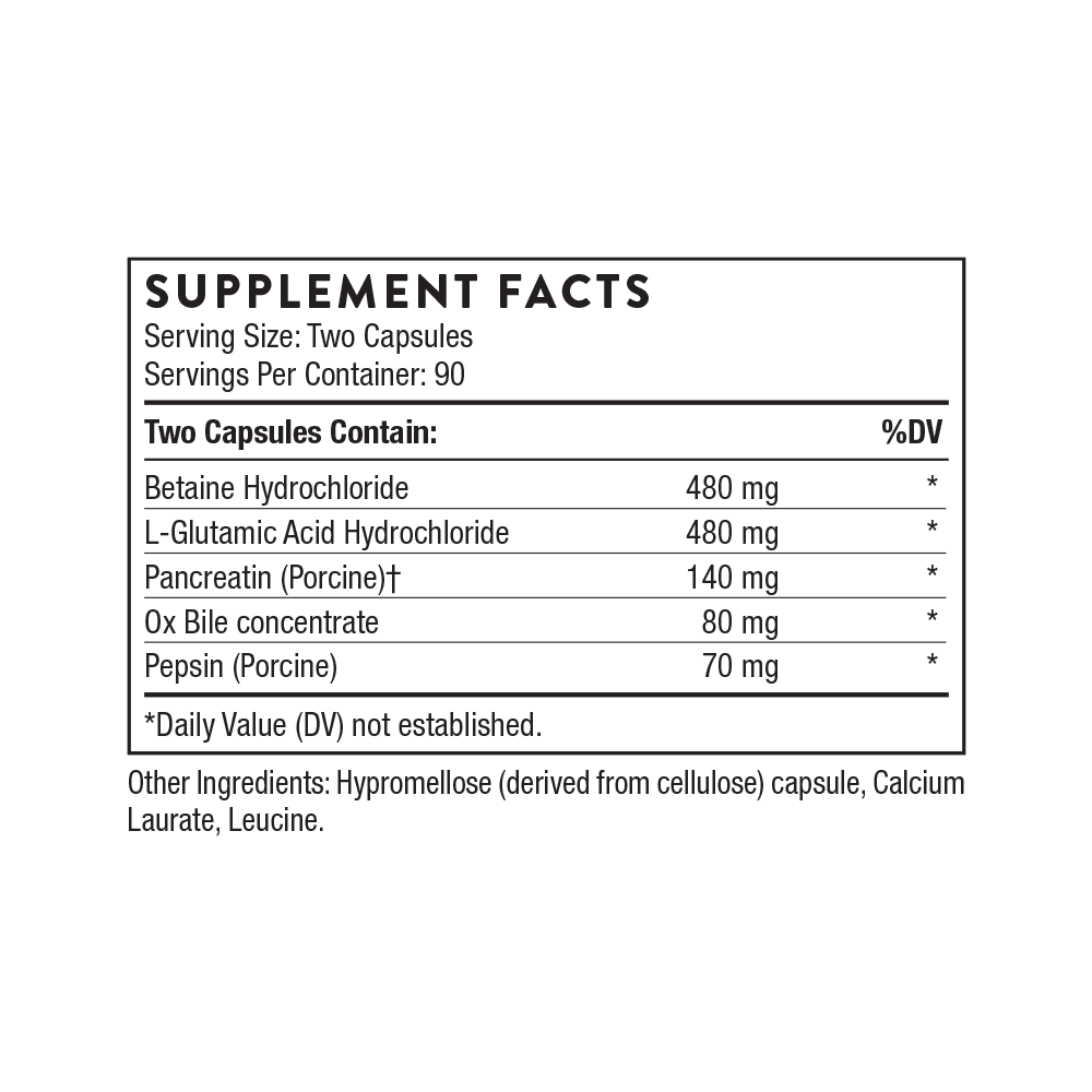 Thorne Advanced Digestive Enzymes 180 Capsules