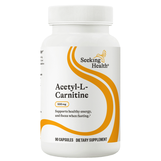 Seeking Health Acetyl-L-Carnitine 90 Capsules product packaging