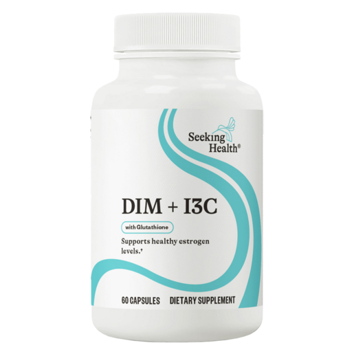 Seeking Health DIM + I3C 60 Capsules product packaging
