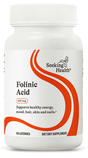 Seeking Health Folinic Acid 60 Lozenges product bottle