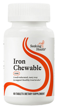 Seeking Health Iron Chewable 60 Tablets product packaging
