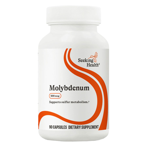 Seeking Health Molybdenum 90 Capsules product packaging