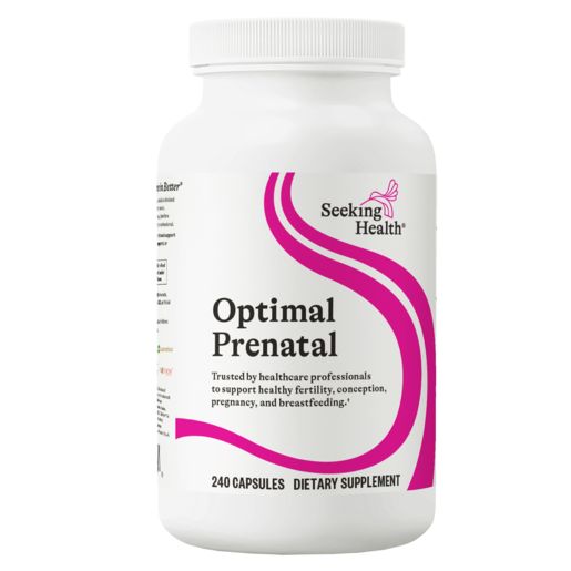 Seeking Health Optimal Prenatal 240 Capsules product bottle