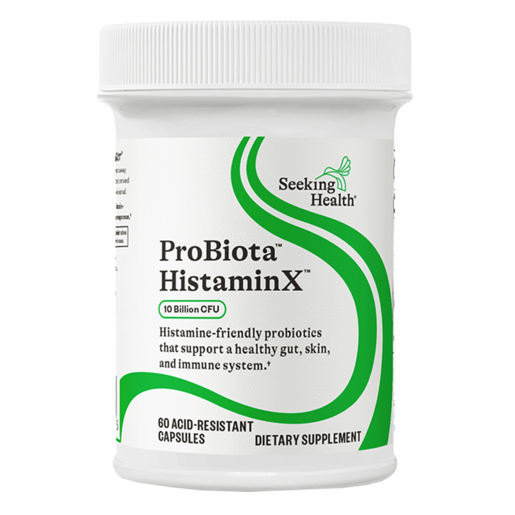 Seeking Health ProBiota HistaminX 60 Capsules product packaging