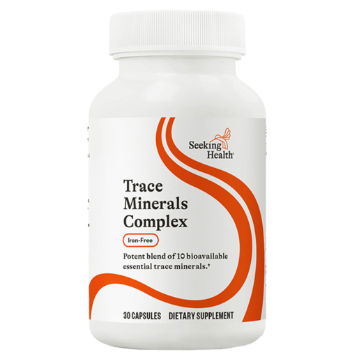 Seeking Health Trace Minerals Complex 30 Capsules product packaging