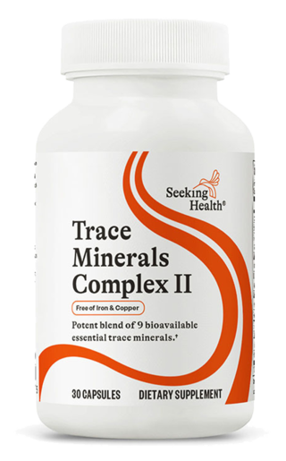 Seeking Health Trace Minerals Complex II 30 Capsules product packaging