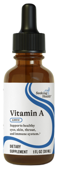 Seeking Health Vitamin A Drops 1 fl oz product bottle