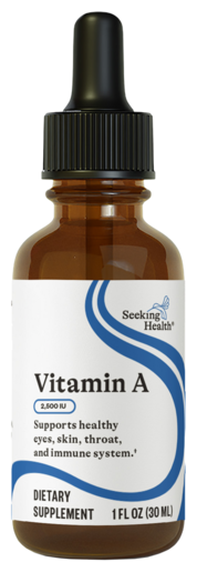 Seeking Health Vitamin A Drops 1 fl oz product bottle