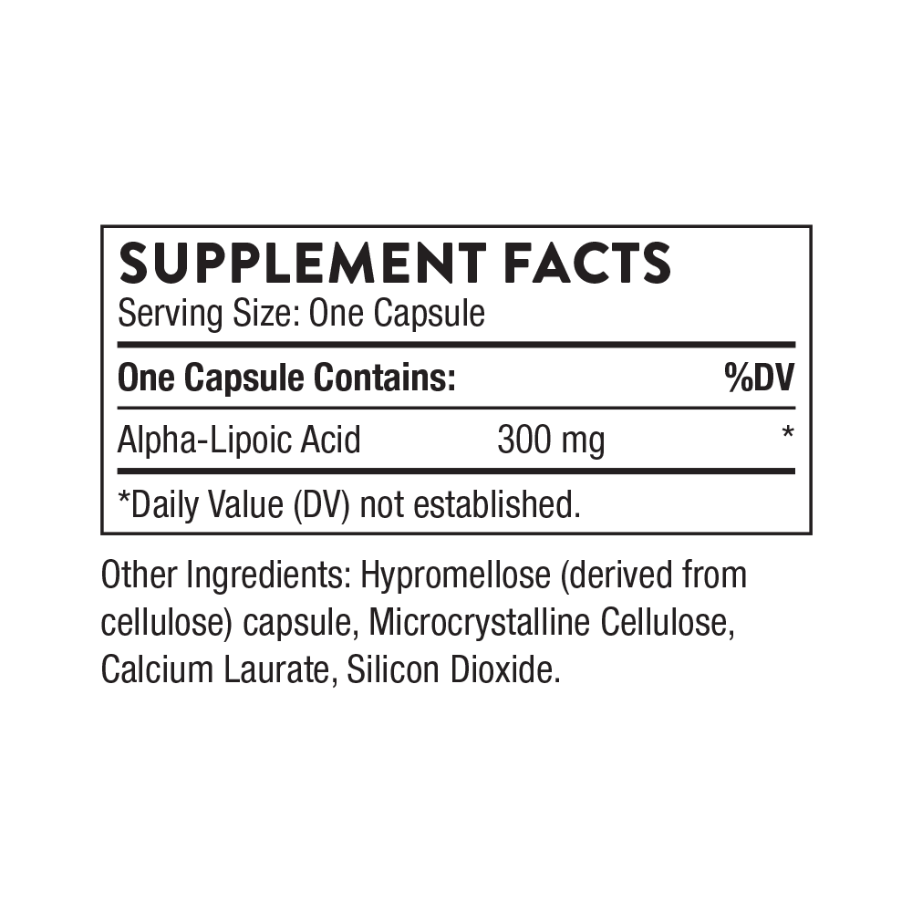 Thorne Alpha-Lipoic Acid 60 Capsules