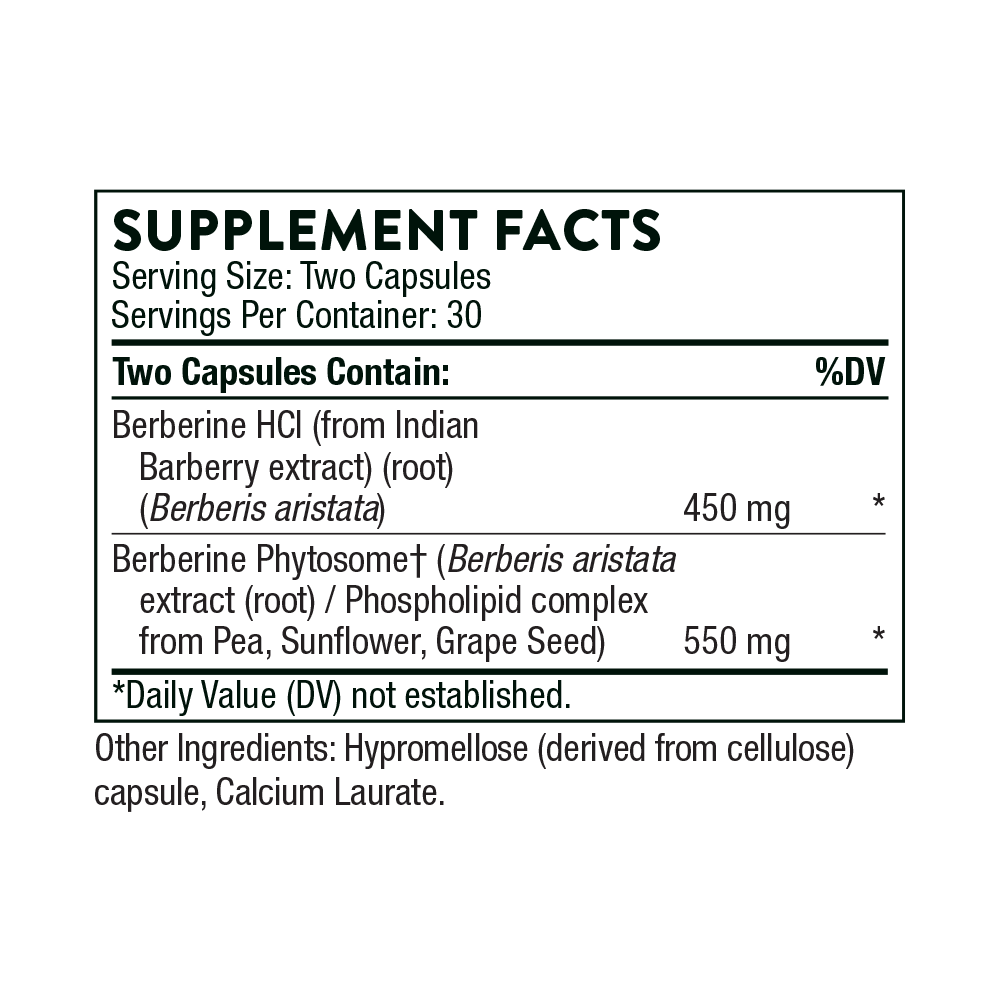 Thorne Berberine - 60 Capsules