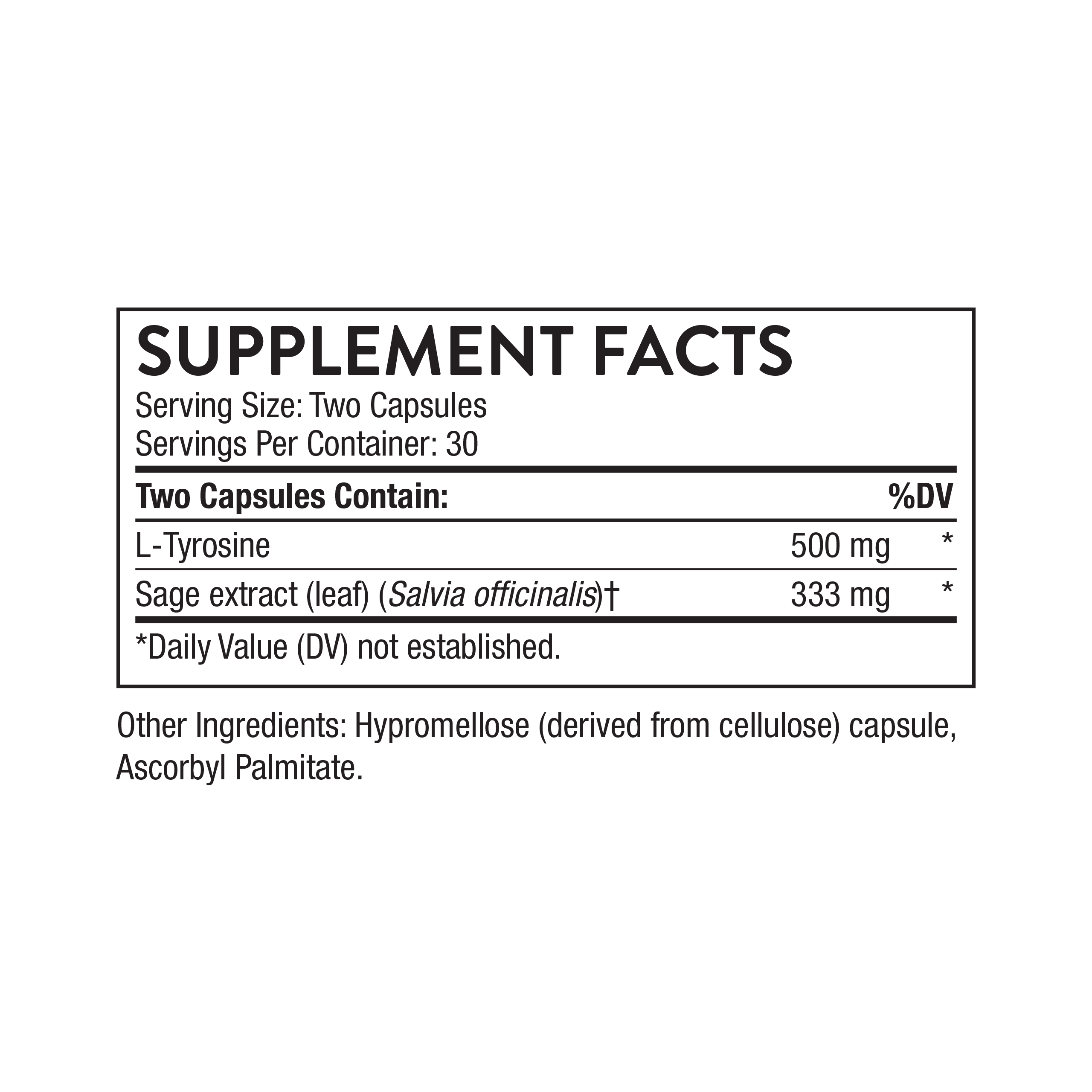Thorne Clear Focus - 60 Capsules product image
