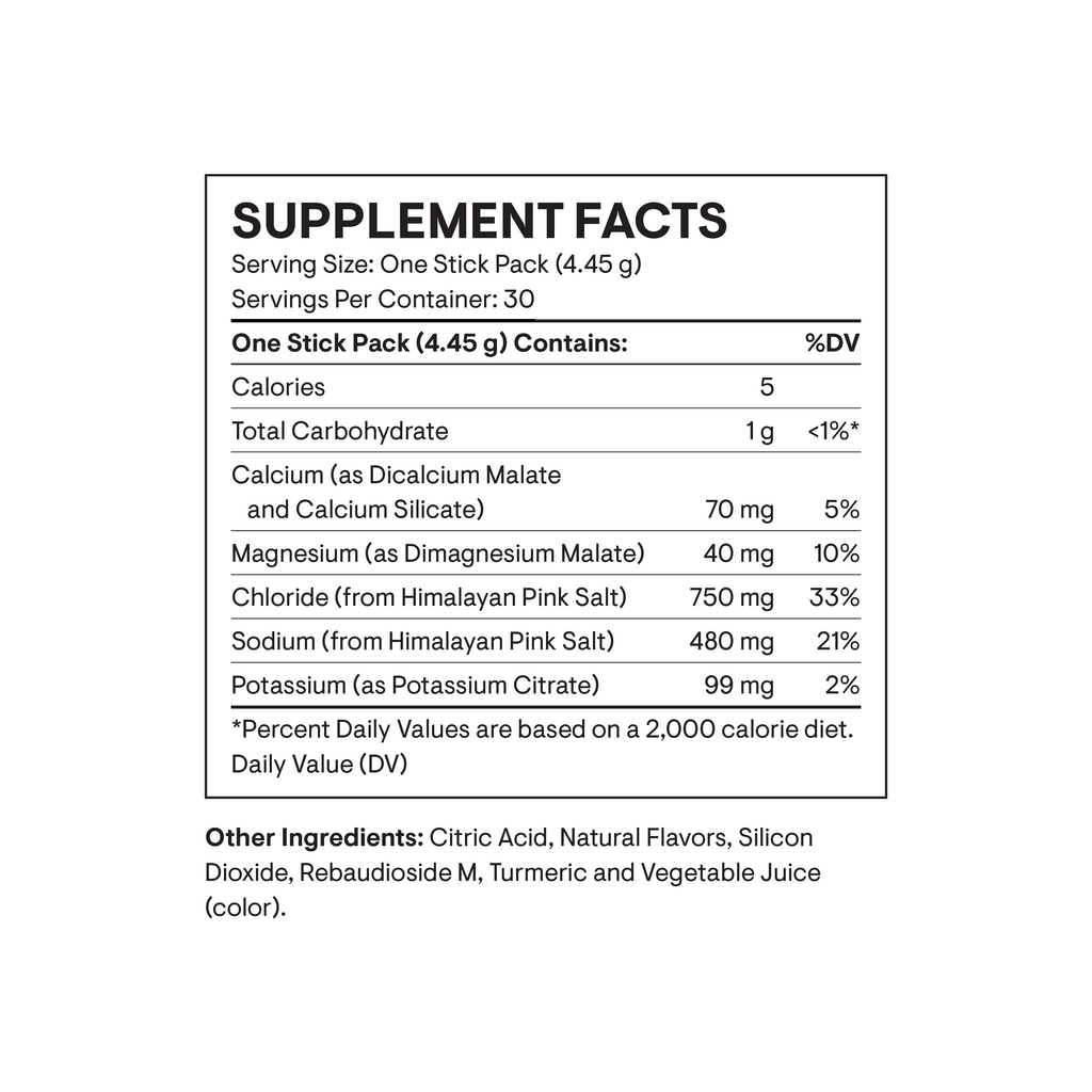 Thorne Daily Electrolytes - Grapefruit - 30 Stick Packs product image
