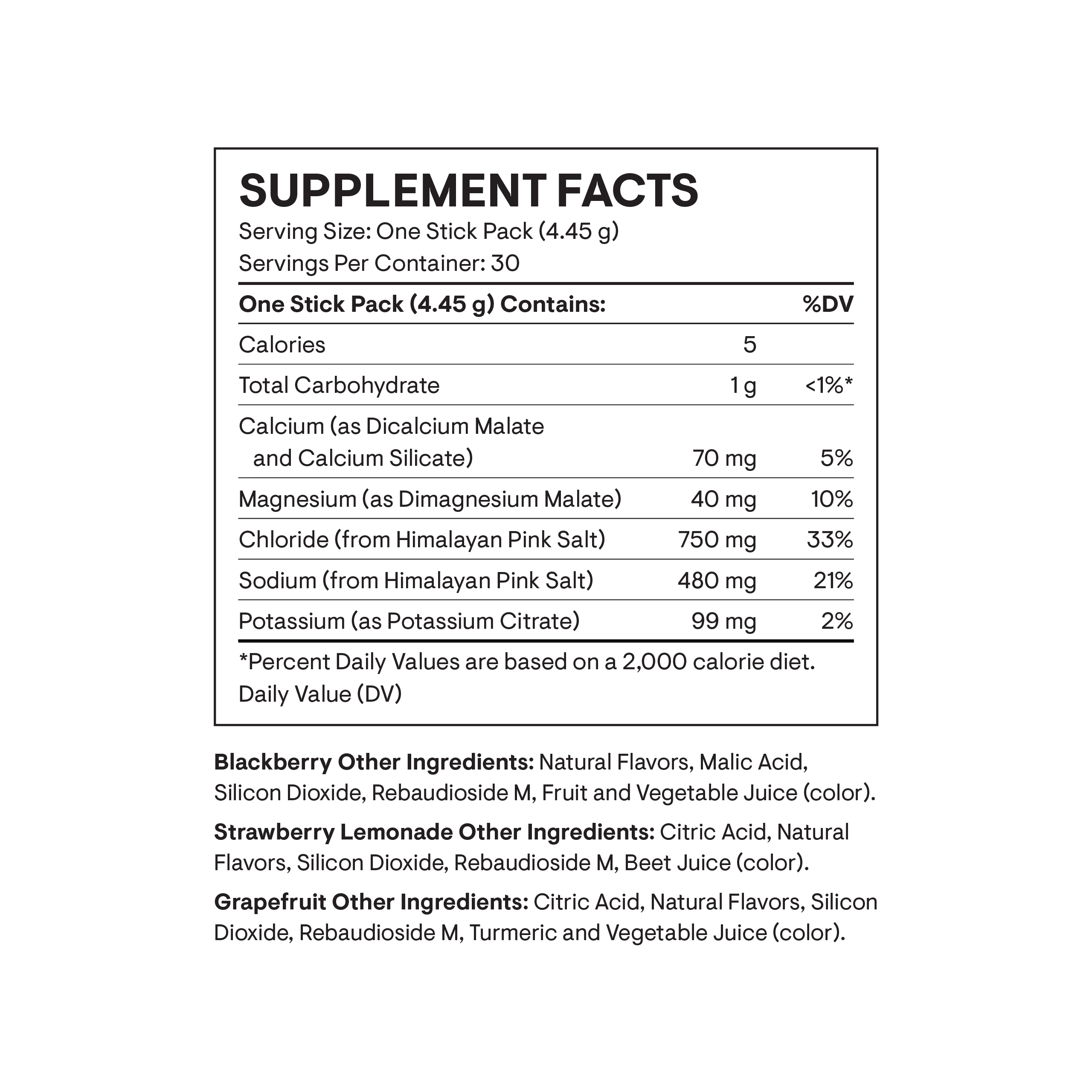 Thorne Daily Electrolytes - Variety Pack II - 30 Stick Packs product image