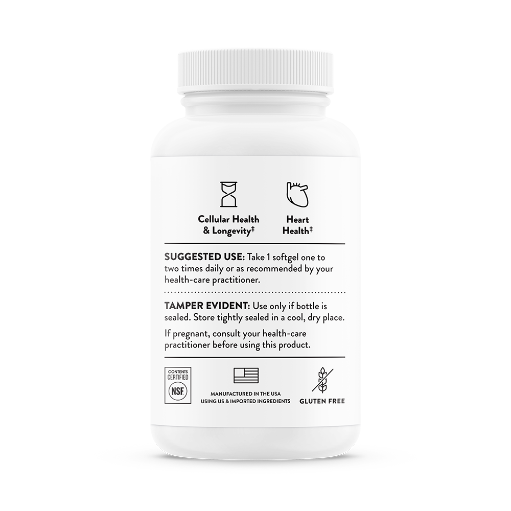 Thorne Ubiquinol - 60 Gelcaps product image