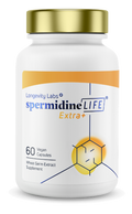 spermidineLIFE Extra+ 60 capsules product bottle and box