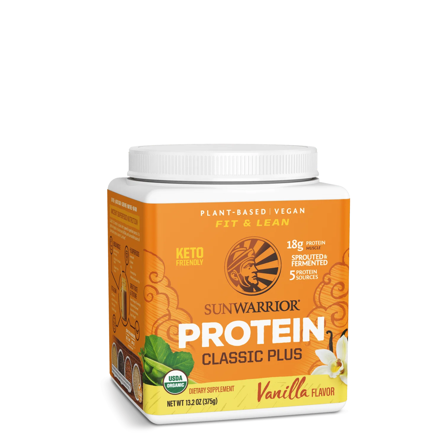 Sunwarrior Classic Plus Vanilla 375g official front image