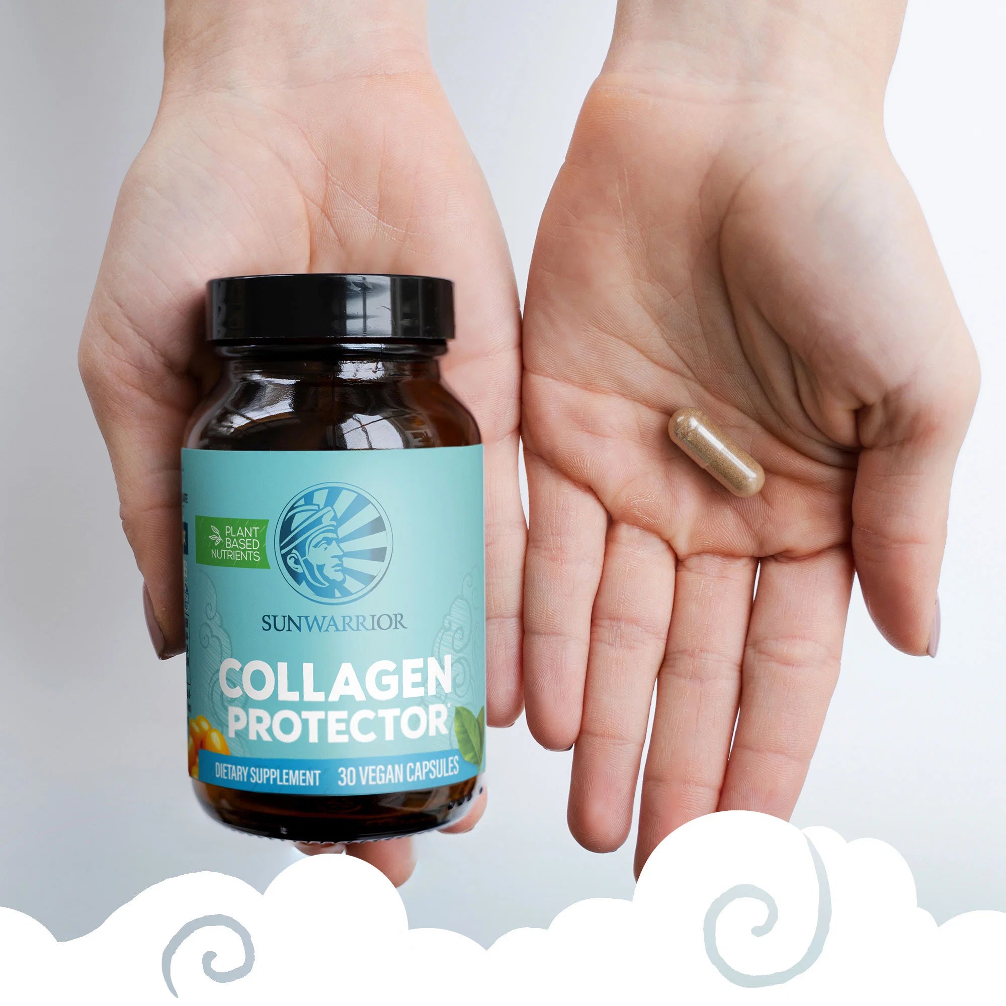 Sunwarrior Collagen Caps 30 Caps official front image