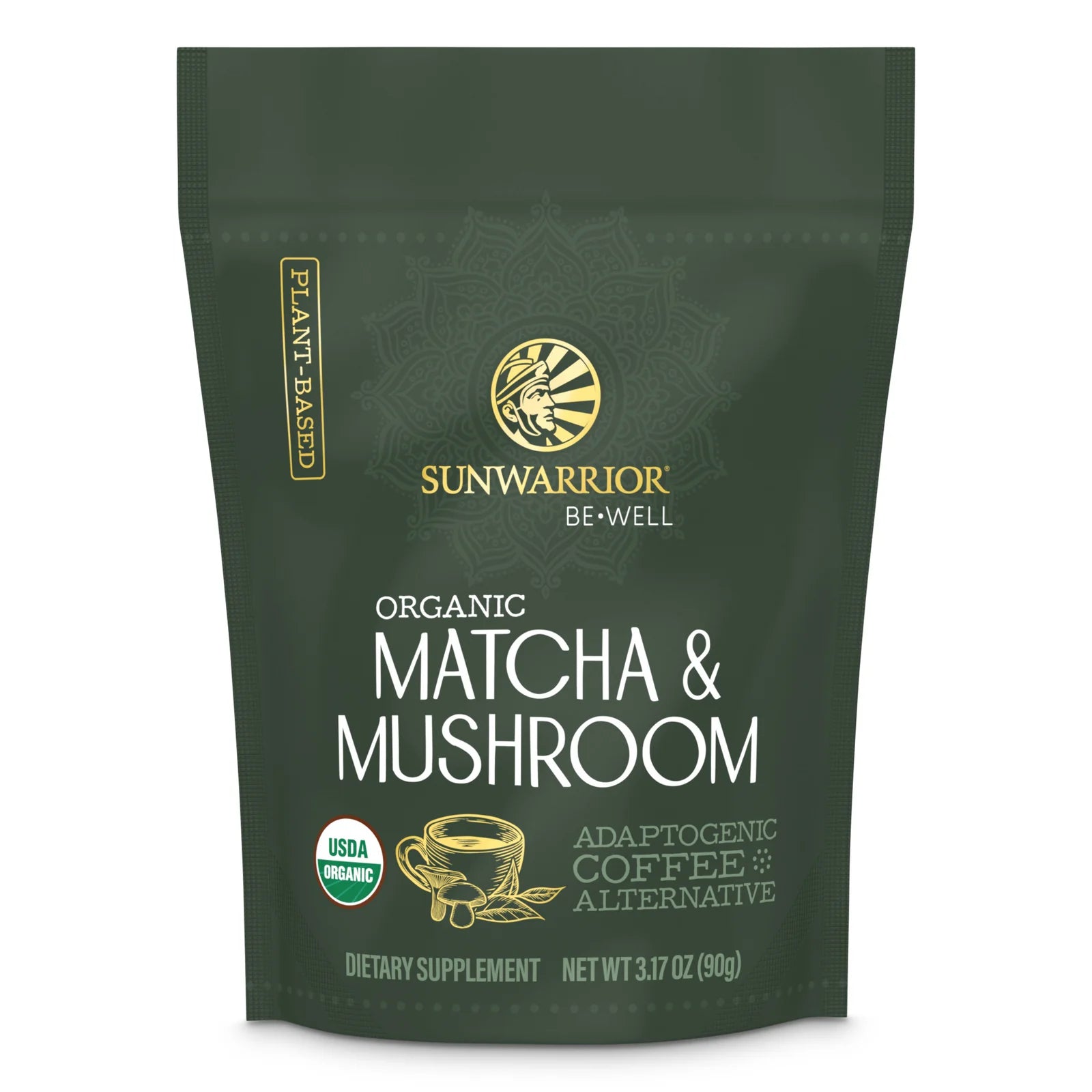 Sunwarrior Matcha & Mushroom 90g official front image
