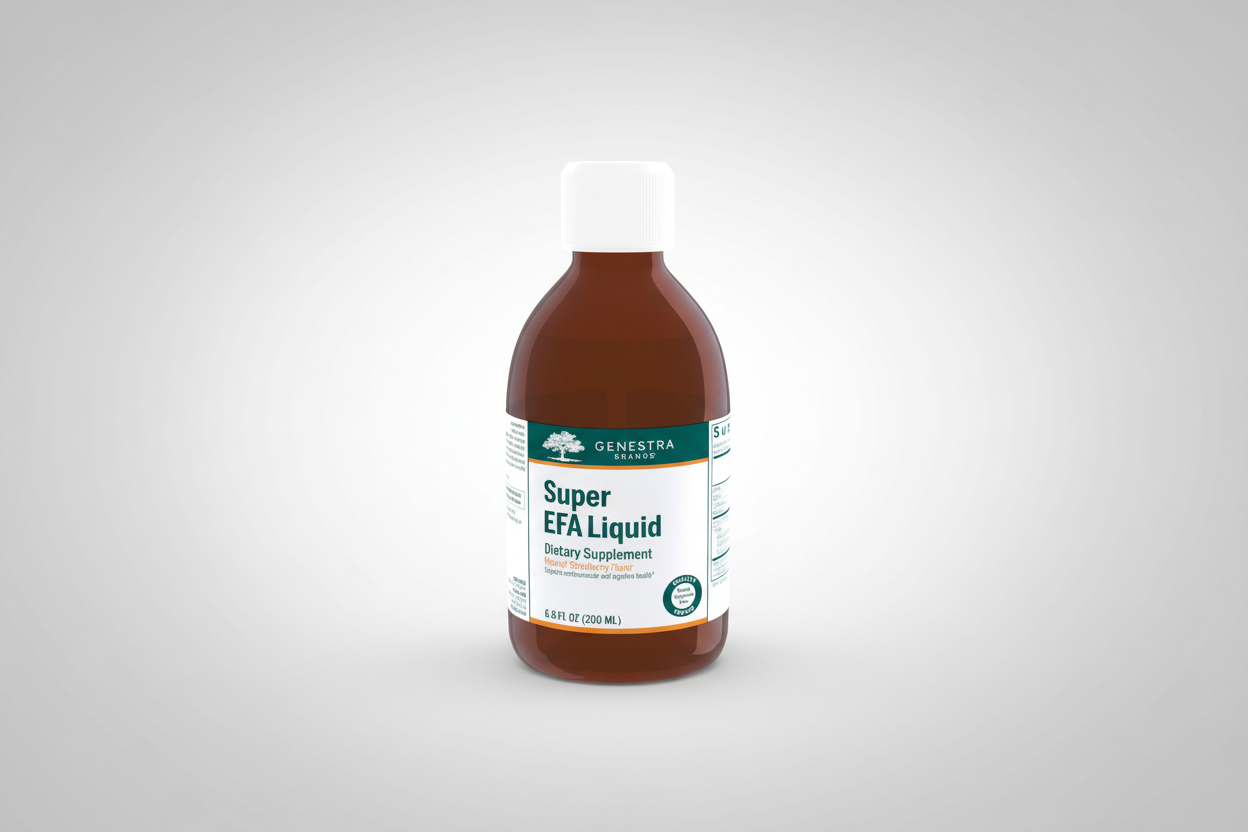 Genestra Brands Super EFA Liquid Natural Orange Flavor - 6.8 fl. oz (200 ml)