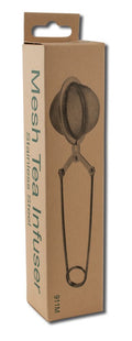 Swedish Traditions stainless steel mesh tea infuser with scissor-style handle
