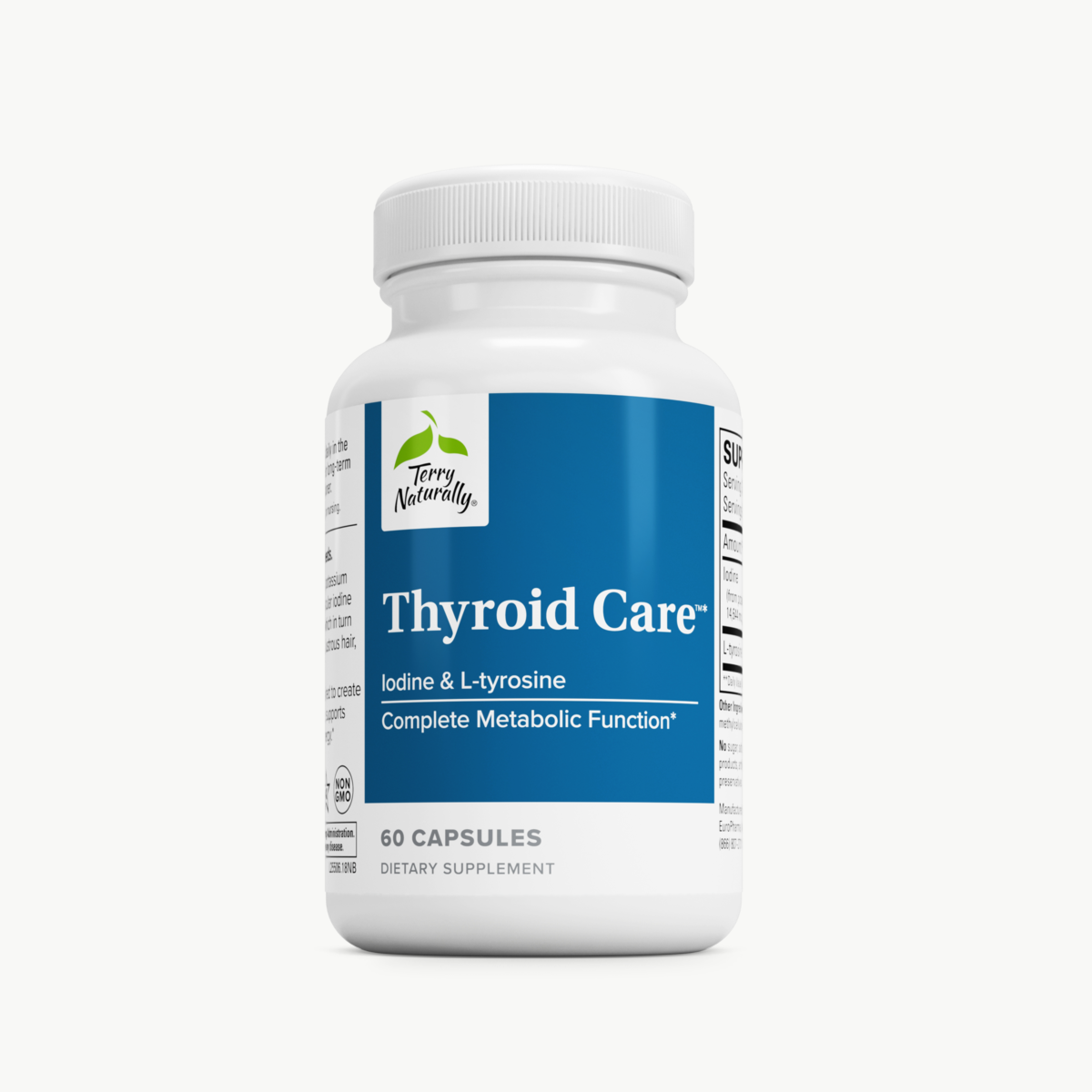 Terry Naturally Thyroid Care 60 Capsules official uniform front v2 1200x1200