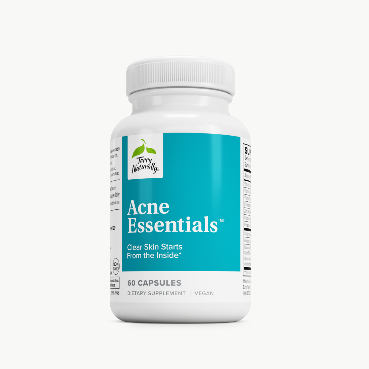 Terry Naturally Acne Essentials 60 Capsules official uniform front v2 1200x1200
