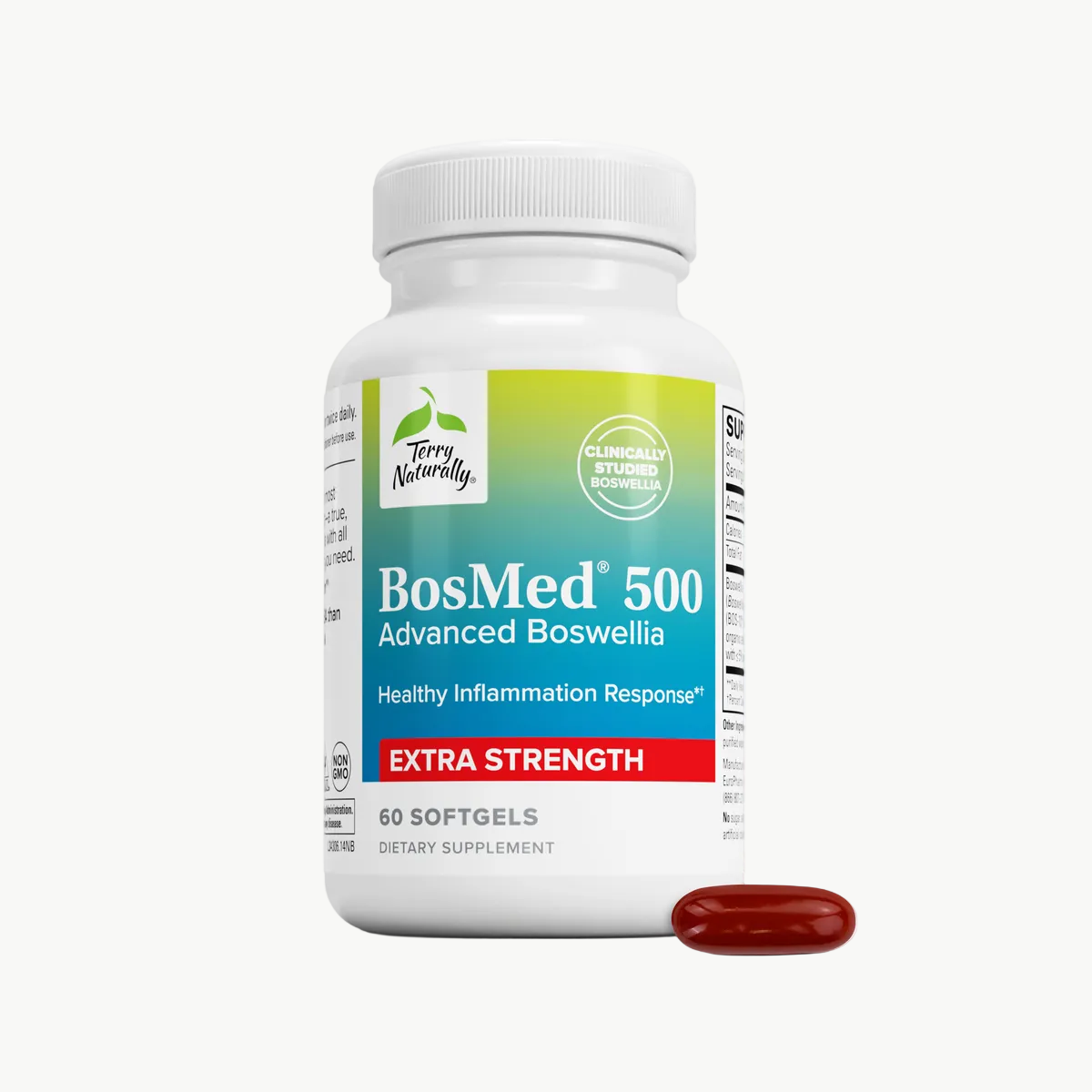 Terry Naturally BosMed 500 Extra Strength 60 Softgels official uniform front v2 1200x1200
