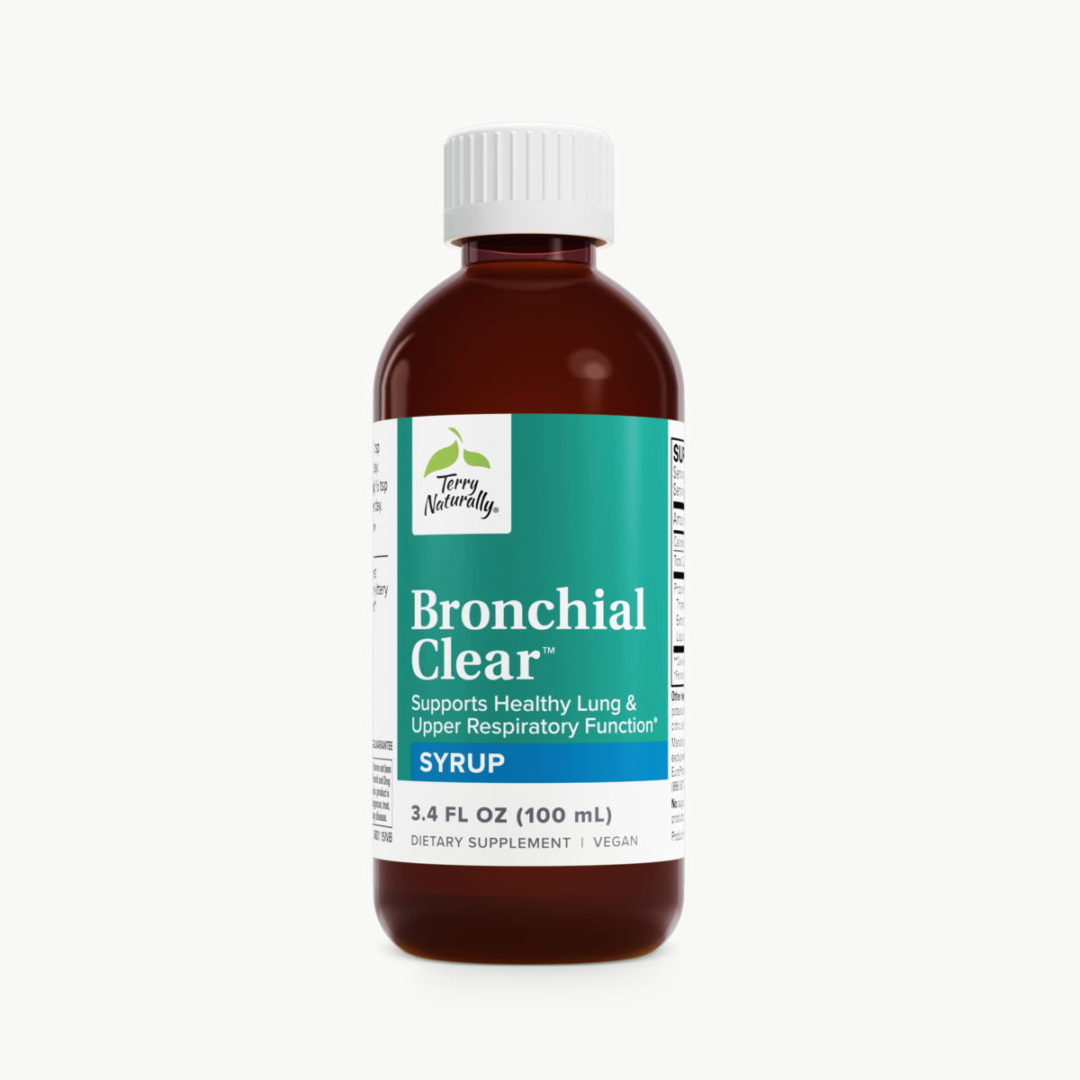 Terry Naturally Bronchial Clear Liquid 3.4 oz official uniform front v2 1200x1200