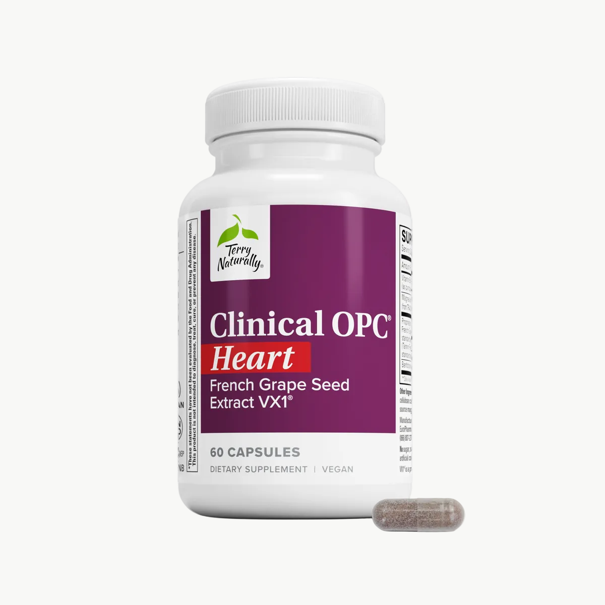 Terry Naturally Clinical OPC 60 Capsules official uniform front v2 1200x1200