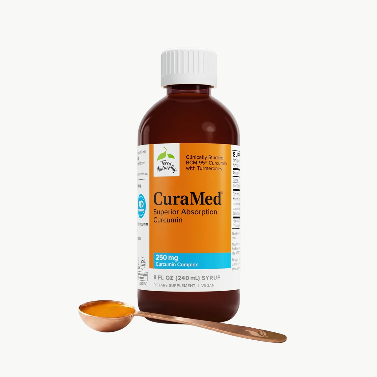 Terry Naturally CuraMed Syrup 8 oz official uniform front v2 1200x1200